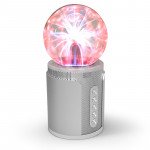 Wholesale Loud Sound Magic Plasma Ball Bluetooth Speaker P2 (Silver)